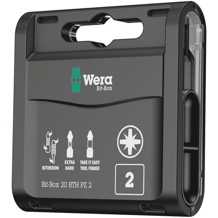 Wera Bit-Box 20 BTH PZ, PZ 2 x 25 mm, 20 pieces
