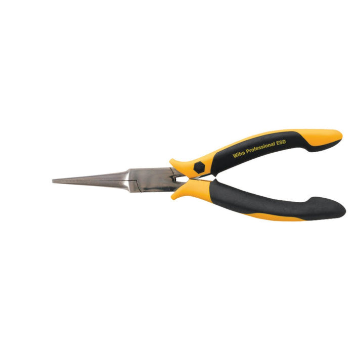Wiha 32746 Long Needle Nose Serrated ESD Safe Pliers