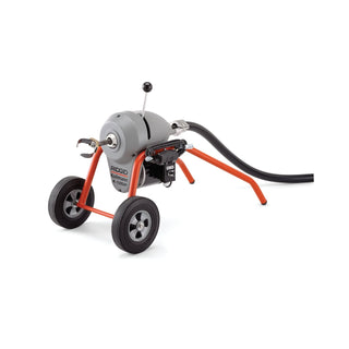 Ridgid 23717 K-1500B Machine with A-1 Mitt, A-12 Pin Key, and Rear Guide Hose, Plus: Seven Sections 11/4" (32 m)(C-11) Cable, Total 105' (32 m), Two A-8 Cable Carriers, Nine-Piece 11/4" Tool Set
