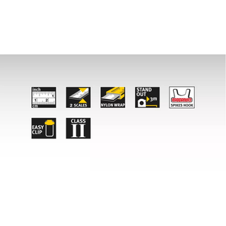 Stabila 30633 Pocket tape BM 300, cm/inch scale 33 ft