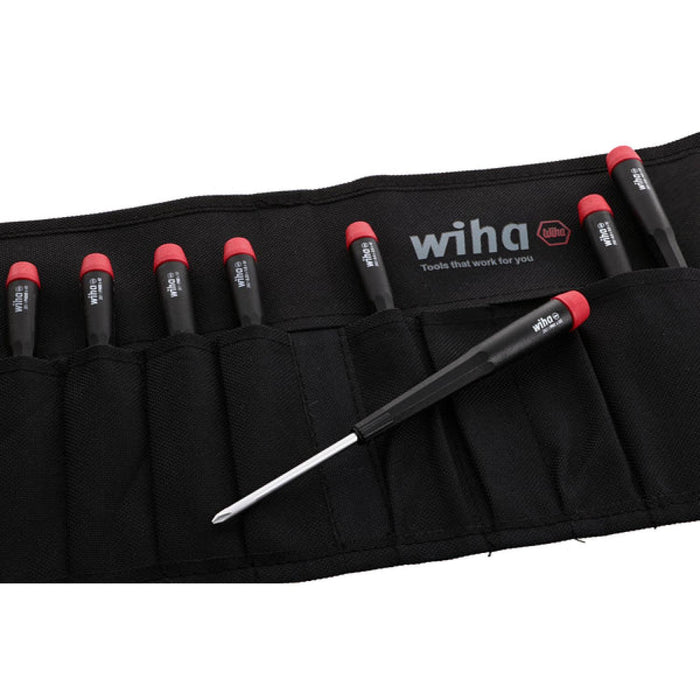 Wiha 26199 8 Piece Precision Slotted and Phillips Screwdriver Set