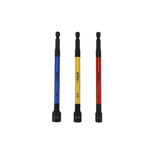 Wiha Tools 70495 Color Coded Magnetic Nut Setter SAE Set, 3 Pc.