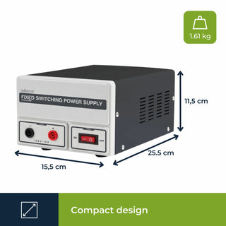 Velleman FPS1310SM Fixed Switching Mode Power Supply 13.8 Vdc / 10 A