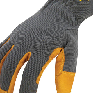 Estwing EWLPSC0608 Leather Palm Work Glove with Elastic Sewn Extended Cuff