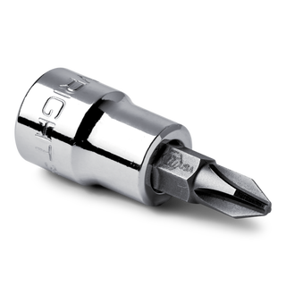 Wright Tool 2266  1/4" Drive Screwdriver Bit Socket w/Standard Phillips Bit - #2