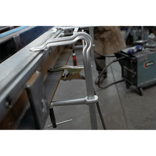 Bessey RSC-12 Clamp, anti-vibration, Omega bend style, 12 In. x 5.5 In., 1100 lb