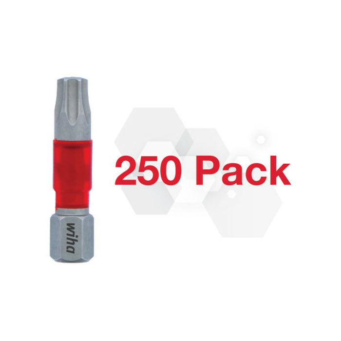 Wiha Tools 76588 Impact Insert Bit TORX® T27 Pack of 250 Bits
