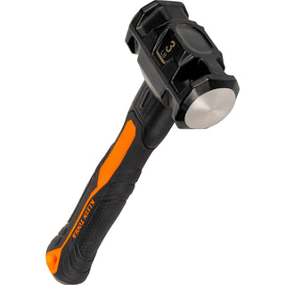 Klein Tools H80693 Dual-Faced Fiberglass Handle Hammer, 3-Pound
