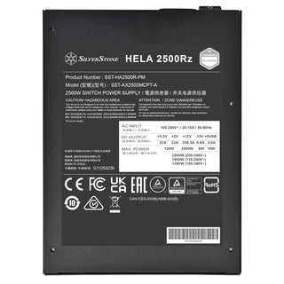 SilverStone HA1650R-PM-V HELA 1650R Platinum Fully Modular ATX (PS2) Power Supply