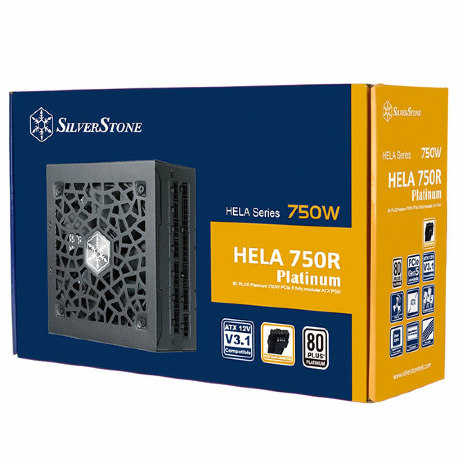 SilverStone 750W 80PLUS PLATINUM ATX電源 SST-ST75F-PT : SilverStone SX750 Platinum, 750W SFX Fully Modular 80