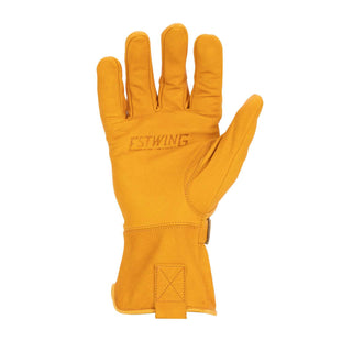 Estwing EWADJLD0812 Classic Leather Driver Work Glove with Adjustable Wrist Strap in Russet Brown, 2X-Large