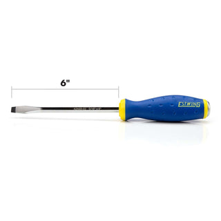 Estwing 42449-02 5/16-Inch x 6-Inch Slotted Heavy Duty Hex Shaft Demolition Screwdriver with Magnetic Tip
