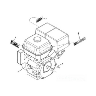 Ridgid 66097 Gas Engine, 13 HP Electric Start for Use with Model KJ-3000 Jetter
