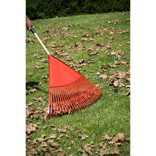 Corona RK 25024 Poly Leaf Rake, 24 in. Head, 26 Tines, Wood Handle