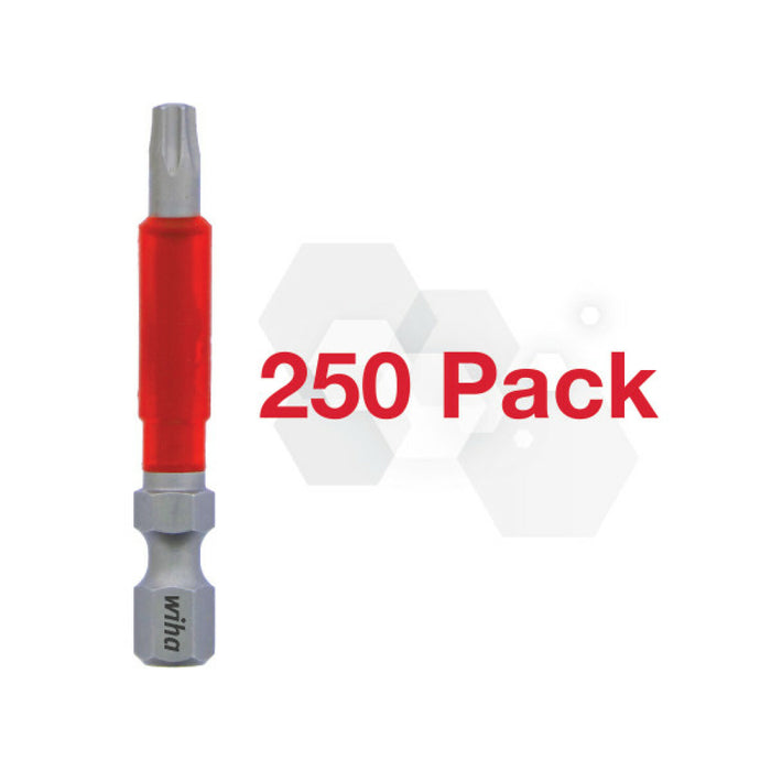 Wiha Tools 76595 Impact Power Bit TORX® T20 Pack of 250 Bits
