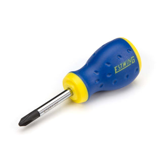Estwing 42451-07 PH2 x 1-3/4-Inch Magnetic Philips Tip Stubby Screwdriver with Ergonomic Handle