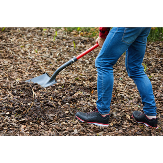 Corona SS 27020 Square Point Shovel, 15-Gauge, 12. in Head, 48 in. Fiberglass Handle