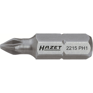 Hazet 2215-PH3 1/4 inch Hexagon Solid Cross Recess profile PH Size PH3