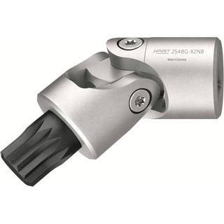 Hazet 2548G-XZN8 1/4 inch (6.3 mm) Square Hollow Screwdriver Joint Socket Internal