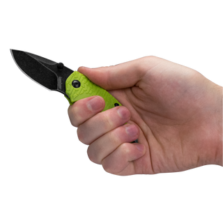 Kershaw 8700LIMEBW Shuffle - Lime Green, BlackWash