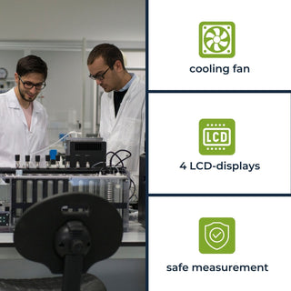 Velleman LABPS23023 Dual Dc Lab Power Supply 2x 0-30 Vdc / 0-3 A + 5 Vdc Fixed / 3 A Max With 4 Lcd Displays