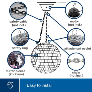Velleman VDL10MB2 Disco Mirror Ball Ø 10 cm
