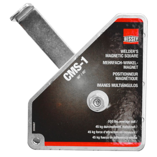 Bessey CMS-1 Magnet, Magnetic Square, 90/45 degree, 100 lb pull