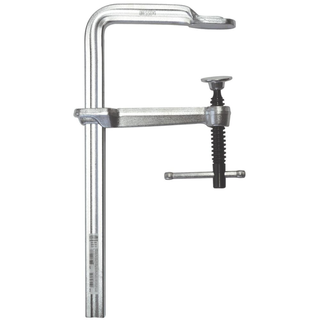 Bessey GS60K Clamp, welding, F-style, crimped on swivel pad, 24 In. x 5.5 In, 1200 lb