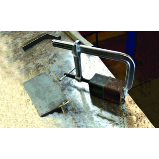 Bessey 4800S-36 Clamp, welding, F-style, heavy duty Morpad, 36 In. x 7 In., 4880 lb