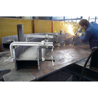 Bessey 7200S-18 Clamp, welding, F-style, heavy duty Morpad, 18 In. x 8 In., 7770 lbs