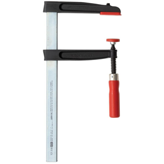Bessey TC7.016 Clamp, woodworking, F-style, flat rail, 7 In. x 16 In. , 1200 lb