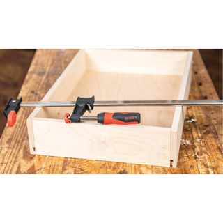 Bessey GSCC2.506 Clamp, woodworking, clutch style, swivel pads, 2.5 In. x 6 In., 600 lb