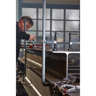 Bessey GSM50 Clamp, welding, F-style, heavy duty pad, 20 In. x 5.5 In. , 2660 lb