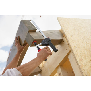 Bessey PG12 Clamp, one hand, PowerGrip, 2K Handle, 12 In. x 4 In., 1000 lb