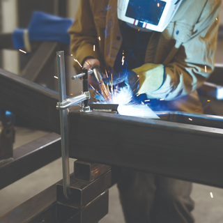 Bessey 660-S8 Clamp, welding, F-style, replaceable swivel pad, 8 In. x 4 In., 726 lb