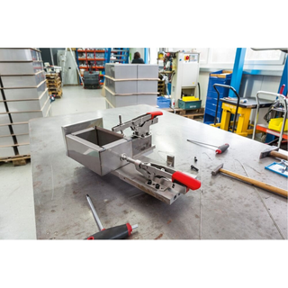 Bessey STC-IHH15 Auto adjust toggle clamp, horizontal push pull, flanged base