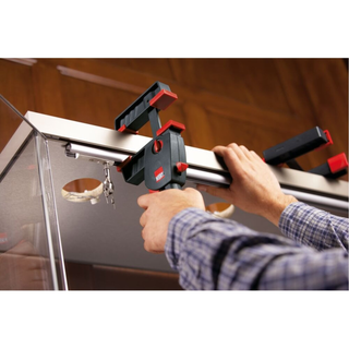 Bessey DUO30-8 Clamp, One Hand, DuoKlamp Series, 3 1/4 In. x 12 In., 260 LB