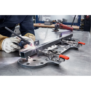 Bessey STC-IHH15 Auto adjust toggle clamp, horizontal push pull, flanged base