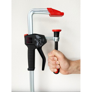 Bessey PG24 Clamp, one hand, PowerGrip, 2K Handle, 24 In. x 4 In., 1000 lb