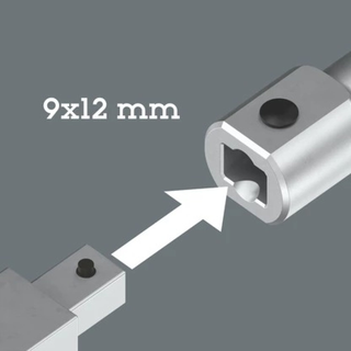 Wera 05003200001 9998 X-Power Actuation Tool For Insert Tools, 9X12 Mm, 9X12 X 400 Mm