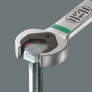 Wera 05020359001 6007 Joker Sb Ring Ratchet Spanner, Long Design, 16 X 304.5 Mm