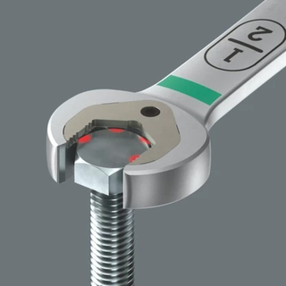 Wera 05020365001 6007 Joker Ratcheting Combination Spanner Sb, Long Design, Imperial, 9/16" X 265 Mm