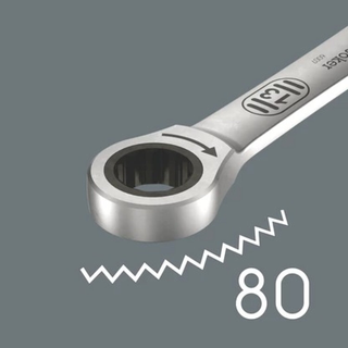 Wera 05020359001 6007 Joker Sb Ring Ratchet Spanner, Long Design, 16 X 304.5 Mm