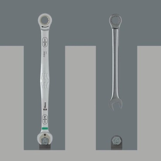 Wera 05020365001 6007 Joker Ratcheting Combination Spanner Sb, Long Design, Imperial, 9/16" X 265 Mm