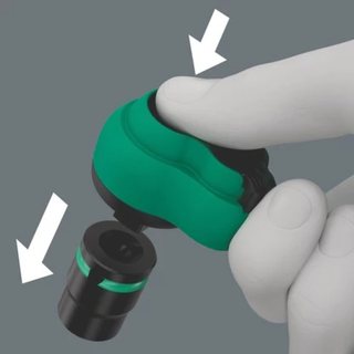 Wera 05005600001 8010 A Zyklop Comfort Ratchet, With Reversing Lever, With 1/4" Drive, 1/4" X 144 Mm
