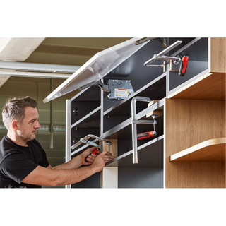 Bessey GZ25PH Pivot handle clamp , 10 In. x 4.75 In. opening