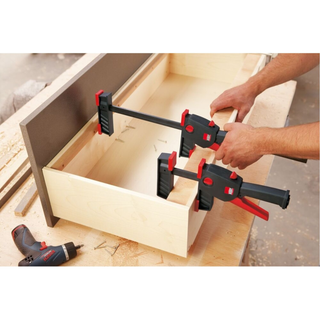 Bessey DUO65-8 Clamp, one hand, DuoKlamp Series, 3 1/4 In. x 24 In., 260 LB