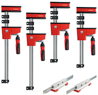 Bessey KREX2450 Parallel Clamp Kit, 2-24", 2-50" K Body Clamps and 2 x KBX20