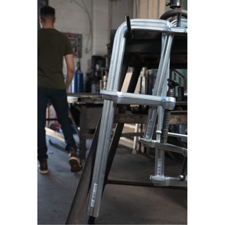 Bessey  STB-18 Clamp, welding, F-style, crimped on swivel pad, 18 In. x 7 In., 4880 lb