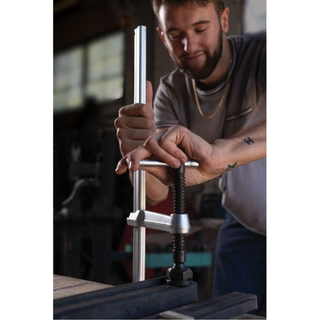 Bessey 4800S-36 Clamp, welding, F-style, heavy duty Morpad, 36 In. x 7 In., 4880 lb